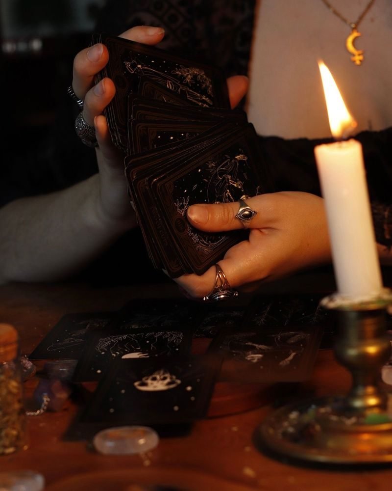 Candlelit tarot card reading with Patricia in Pearl City, Hawaii